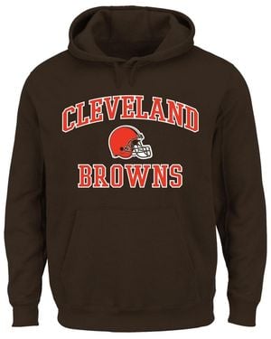 Fanatics Big & Tall Cleveland S Graphic Long-sleeve Pullover Hoodie - Gray
