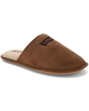 Levi's Milton 2 Slip-on Round Toe Slippers - Brown