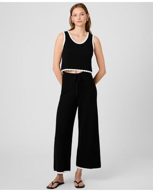 French Connection Pull-on Cotton Pants - Black