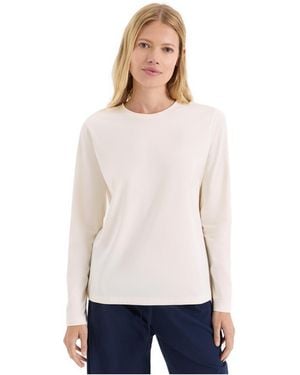 Pact Organic Cotton Luxe Signature Long Sleeve Tee - White