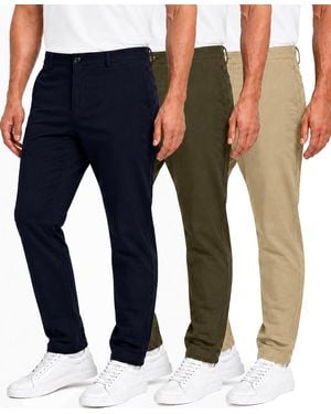 Blu Rock Super Stretch Slim-fit Chino Pants - Blue