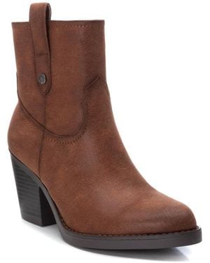 Xti Italian Western Booties By - Brown