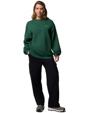 Columbia Aldermore Crewneck Long-sleeve Sweatshirt - Green