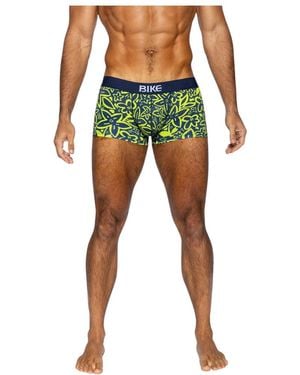Bike Athletic Stretch Cotton Trunk Underwear - Green
