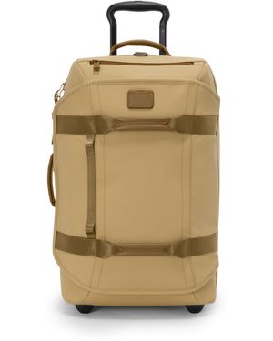 Tumi Alpha Small Bravo Wheeled Duffel Carry-on Spinner - Natural
