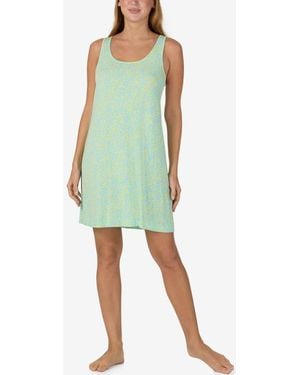 Sanctuary Sleeveless Short Tank Sleep Dress - Green