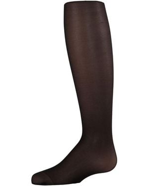 Memoi Girls Essential Sheer Nylon Tights - Brown