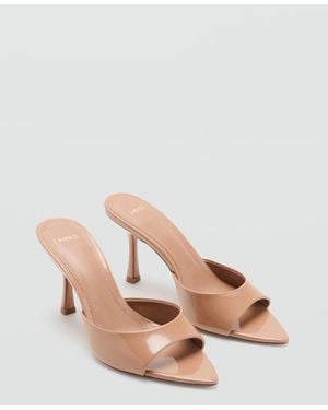 Mango Pointed-heel Sandals - Pink