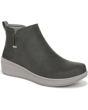 Ryka Lovely Water Repellent Wedge Ankle Booties - Black