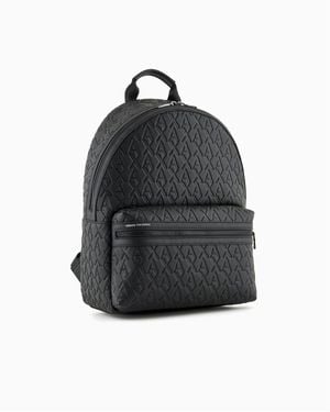 ARMANI EXCHANGE | Tonl Ll Over Logo Bckpck - Black
