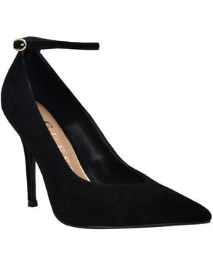 Guess Napril Ankle Strap Stiletto Dress Pumps - Black