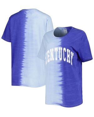 Gameday Couture Kentucky Wildcats Find Your Groove Split-dye T-shirt - Blue