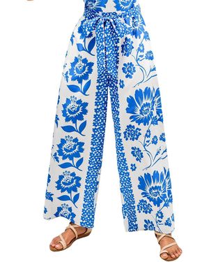 CUPSHE Garden Floral Jumpsuit - Blue