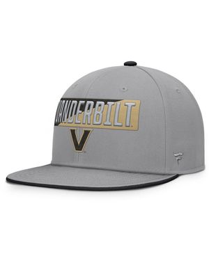 Fanatics Gray Vanderbilt Commodores Duo Snapback Hat