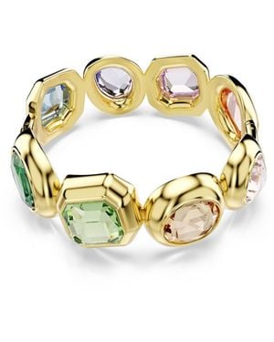 Swarovski Gold-tone Plated Gema Cuff Bracelet - Metallic