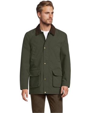 Lands' End Squall Waterproof Barn Jacket - Green