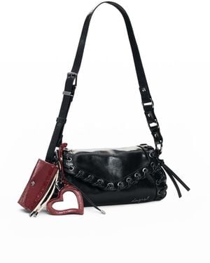 Desigual Small Eyelet Bag - Black