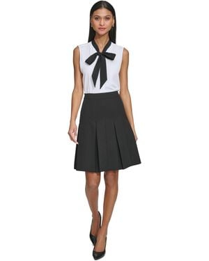KARL LAGERFELD Karl Lagerfeld Pleated Skirt - Black