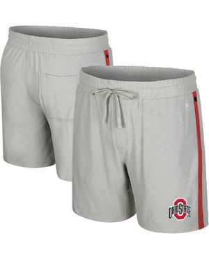 Colosseum Athletics Ohio State Buckeyes Mac Shorts - Gray
