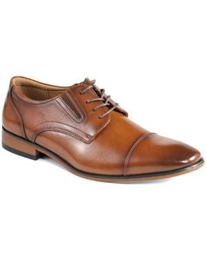 Guess Sulai Cap Toe Lace Up Dress Oxfords - Brown