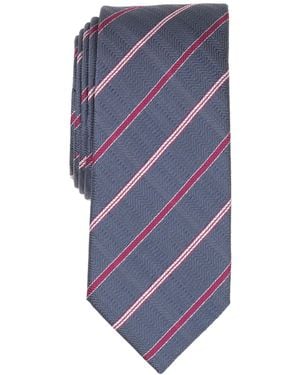 Alfani Stripe Tie - Blue