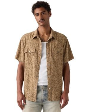 Levi's Short-sleeve Western Shirt - Brown
