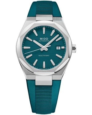 MIDO Automatic Multifort One Crown Rubber Strap - Gray