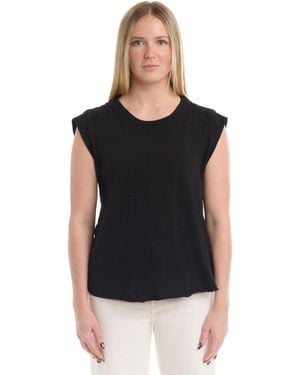 Wilt Ruched Shoulder Tee - Black