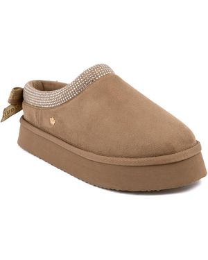 Juicy Couture Olyana Closed Toe Clog Slipper - Brown
