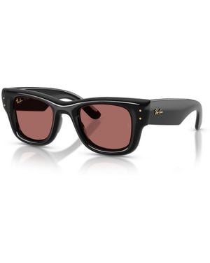 Ray-Ban Wayfarer Puffer Sunglasses - Brown
