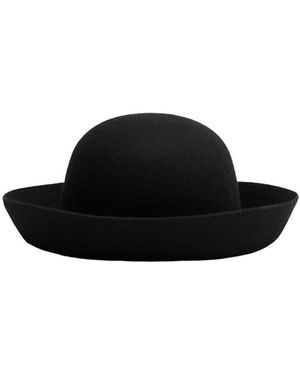 Mango Wool Derby Hat - Black