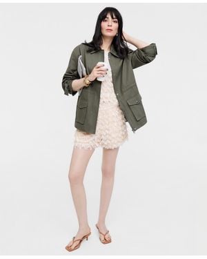 On 34th Back Pocket Utility Jacket - Natural