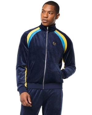 Sergio Tacchini Banda Velour Track Jacket - Blue