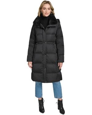 Andrew Marc Emery Luster Down Coat - Black