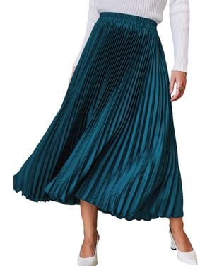 CUPSHE Swing By Green Midi Beach Dress - Blue