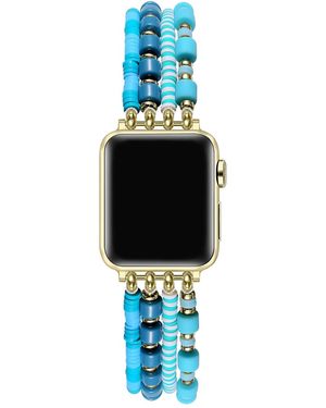 The Posh Tech Fling Beaded Band For Apple Watch - Blue