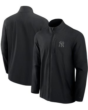 Fanatics New York Yankees Front Office Woven Full-zip Jacket - Black