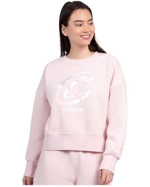 Starter Cleveland Cavaliers Pastel Boxy Sweatshirt - Pink