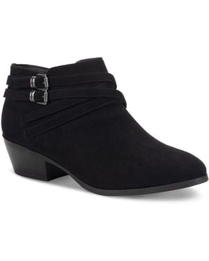 Style & Co. Willoww Booties - Black