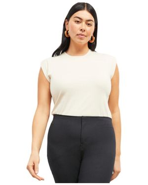 M.M.LaFleur Alina Muscle Tee - White