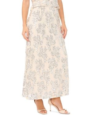 Msk A-line Maxi Skirt - Natural