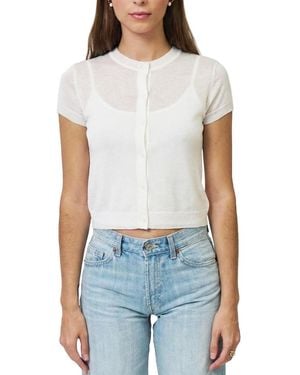 Central Park West Serena Sheer Cardi With Cami - Blue