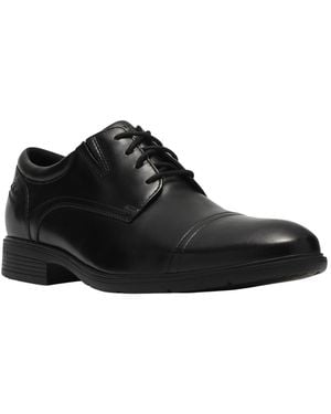 Clarks Steadwell Cap Waterproof Cap Toe Oxfords - Black