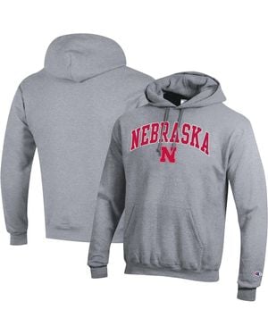 Champion Â Georgia Bulldogs Arch Over Logo Pullover Hoodie - Gray