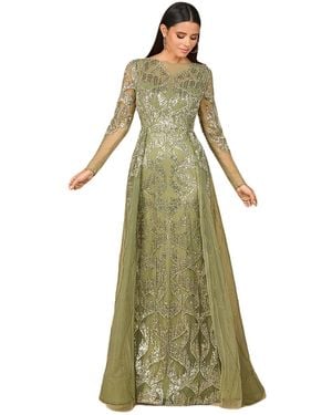 Lara Long Sleeve Gown - Green