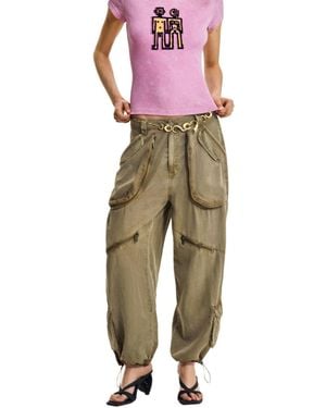 Desigual Cargo Pants - Multicolor