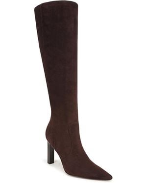 Sam Edelman Cassie Zipper Tall Boots Regular Wide Calf - Brown