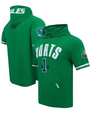 Pro Standard Jalen Hurts Philadelphia Eagles Player Name Number Hoodie T-shirt - Green