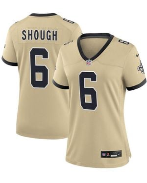 Nike Tyler Shough New Orleans Saints Alternate Game Player Jersey - Metallic
