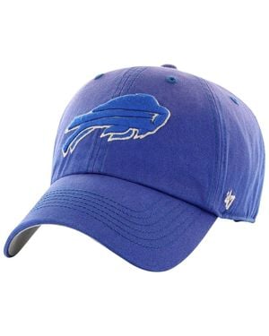 '47 Buffalo Bills Dusted Relaxed Clean Up Adjustable Hat - Blue